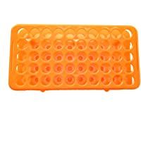 Los mejores  - MUHWA Tubo de ensayo de plástico con almohadillas de silicona- 50 posiciones- 18 mm- bastidores de tubo de centrífuga…